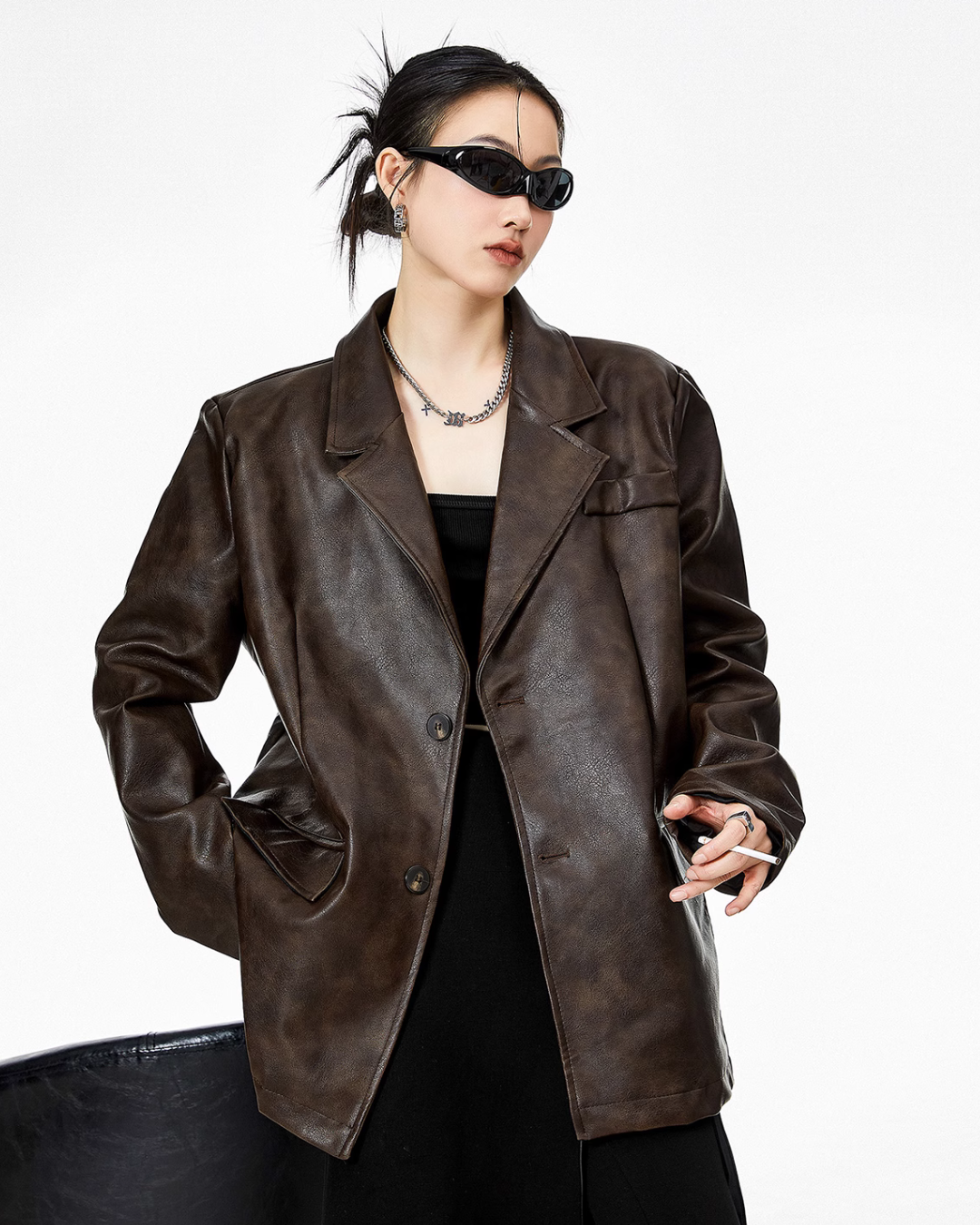 Vintage Leather Jacket  ICM0066