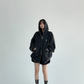 Double Zip Hooded Jacket YLS0803