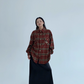Oversized Check Shirt YLS0900