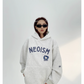 Oversized Logo Sweat Hoodie YLS0087