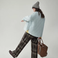 Wave Quilting Collarless Jacket AMU0045