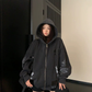 Chrome Hearts Style Zip-Up Hoodie YLS1074