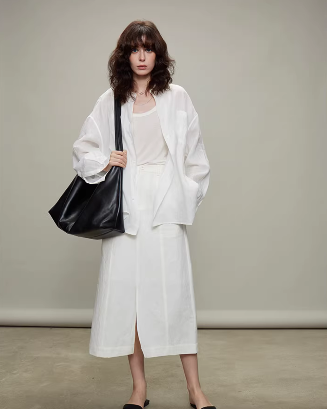 Linen Long-Sleeve Shirt / Casual Pants TEO0003