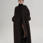 Mock Neck Long Coat SRS0407