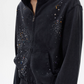 Sequin Compact Zip Hoodie WLS0001
