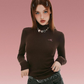 Turtleneck Long Sleeve T-Shirt IMO0104