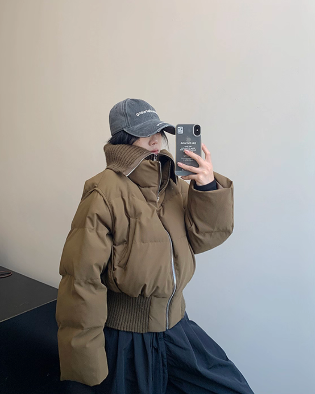 Boa Collar Down Jacket YLS0986