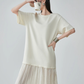 Sheer Pleated Docking Dress FER0165