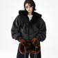 Fur Collar Patchwork Jacket ACS0348