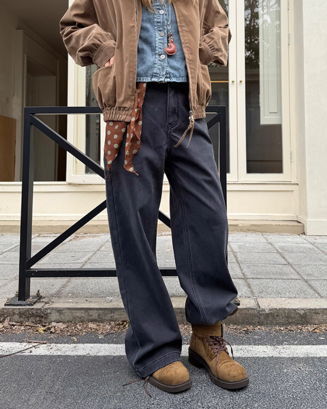 Straight Cargo Pants CYE0088