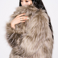 Milk Tea Volume Fur Coat TKC0014