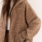 Leopard Print Knit Cardigan ASG0057