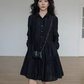Polo Collar Long-Sleeve Dress VAS0190
