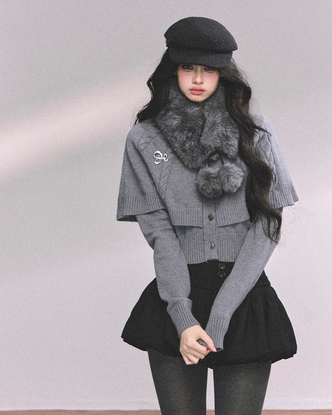 Cape Long Sleeve Knit LAS0047