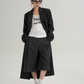 High Waisted Tuck Half Pants SRS0329