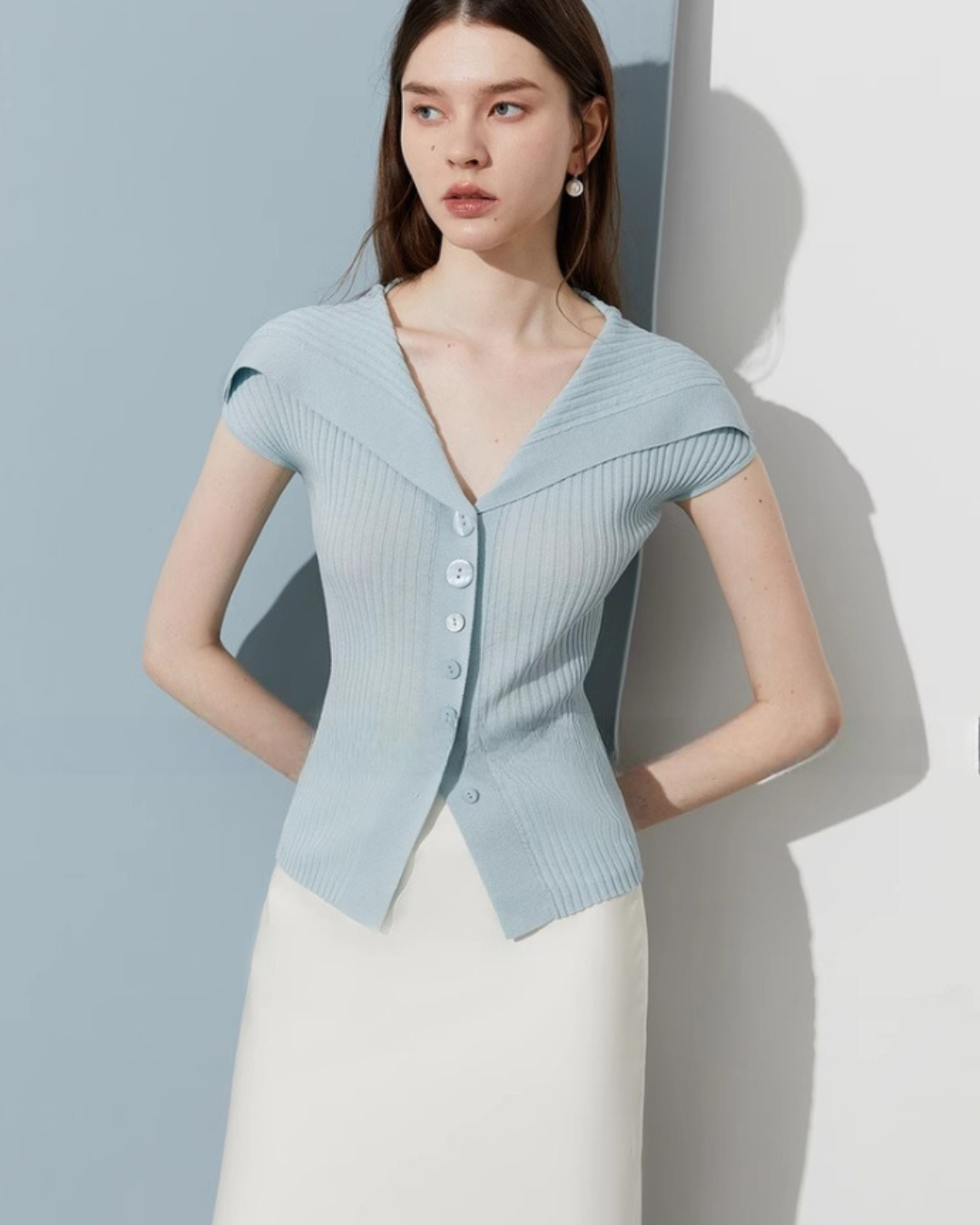 Big Collar Tight Top DPY0061