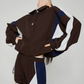 Color Block Track Jacket / Shorts FER0387