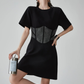 Corset Detail Mini Dress FER0196