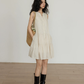 Sleeveless Tiered Mini Dress VAS0202