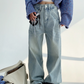 Retro Wide Denim Pants YLS0754