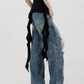 American Vintage Dirty Drape Denim Pants KNH0001