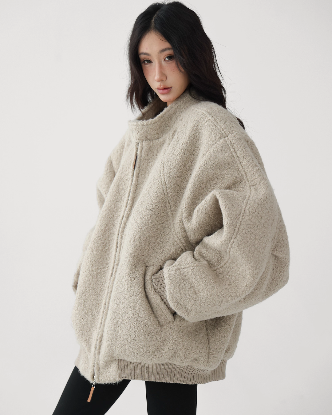 Stand Collar Wool Coat ACS0306