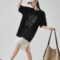 White Lace Docking T-Shirt Dress FER0187