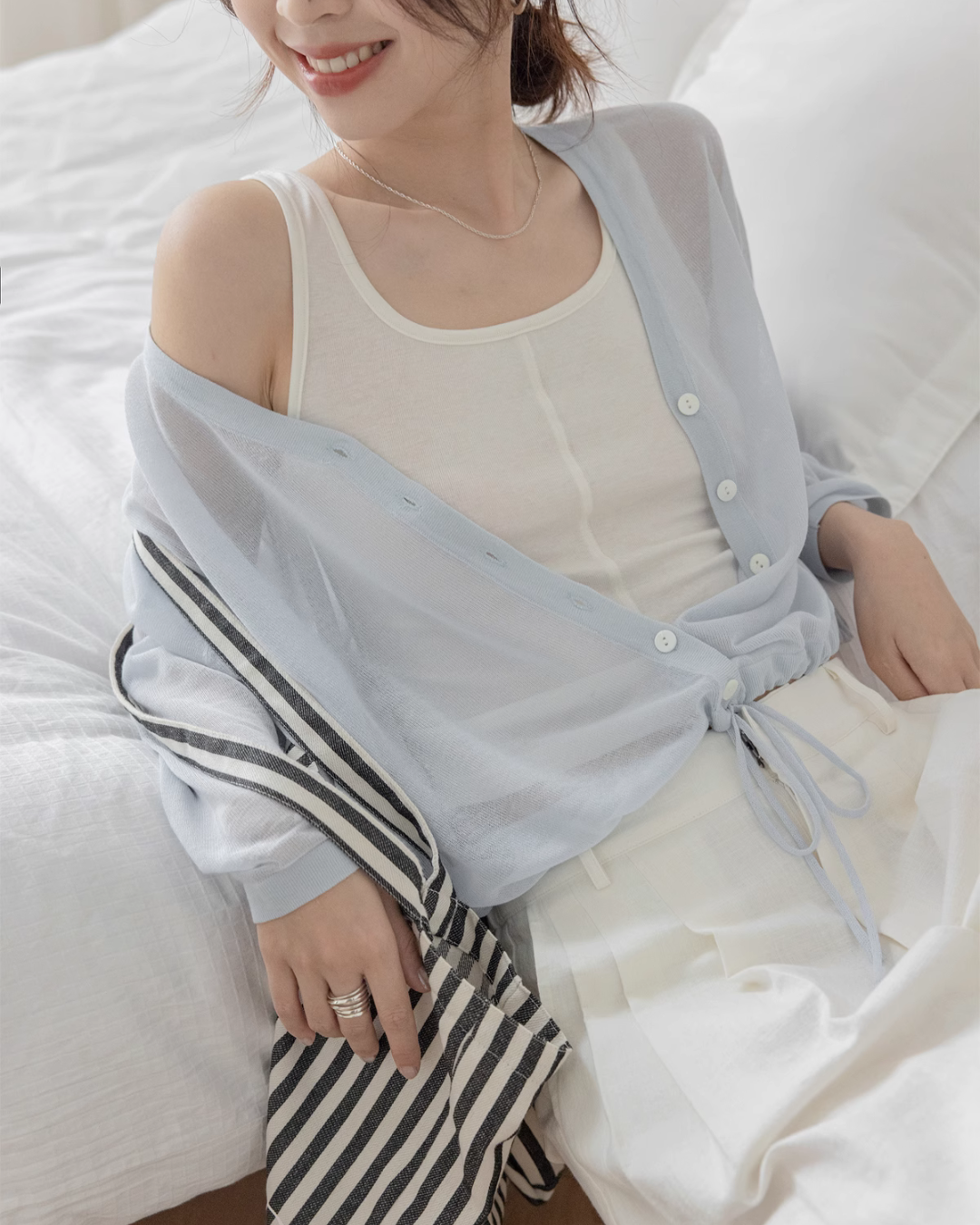 Sheer Casual Summer Knit Cardigan VNS0012