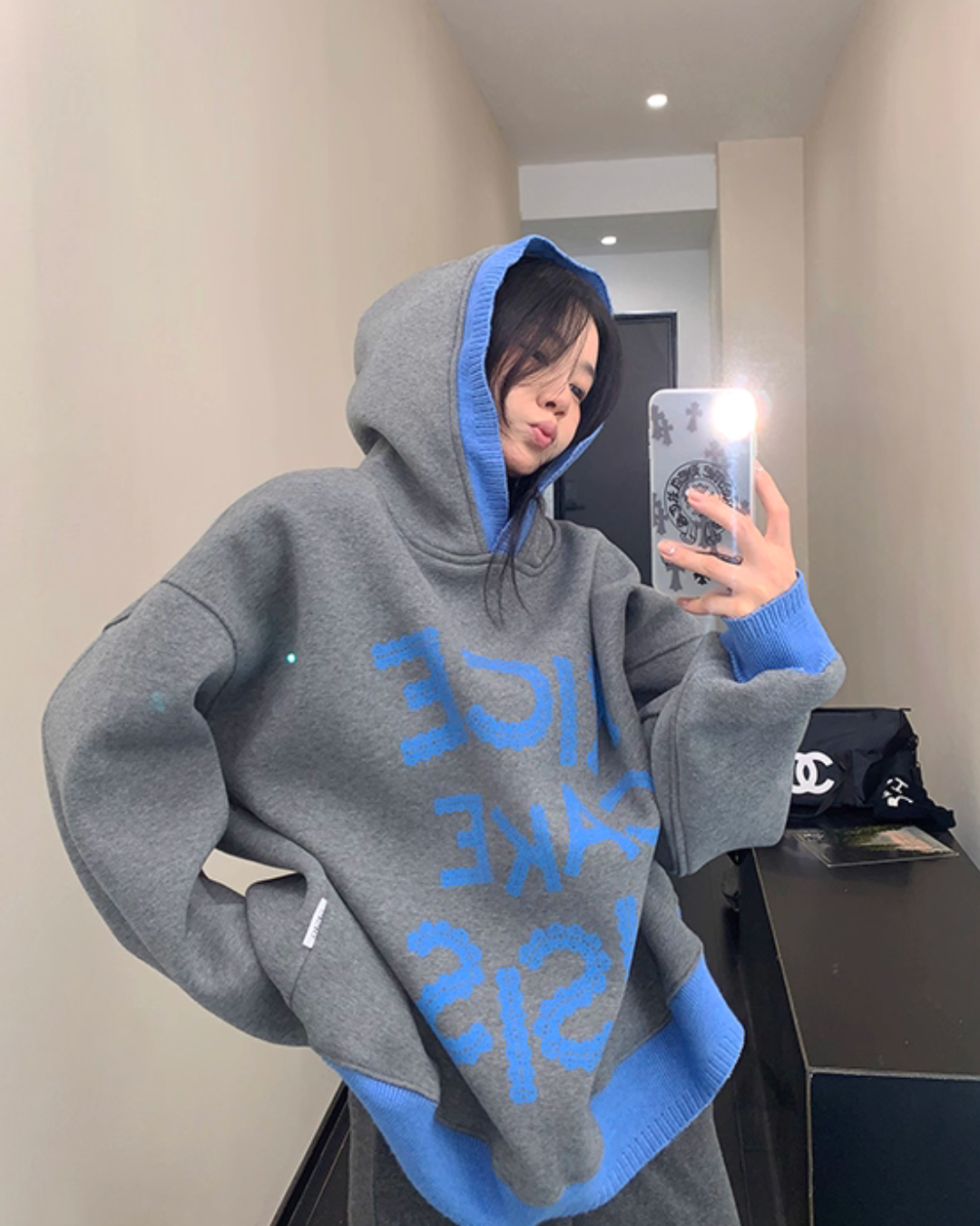 Big Logo Sweat Hoodie YLS1003