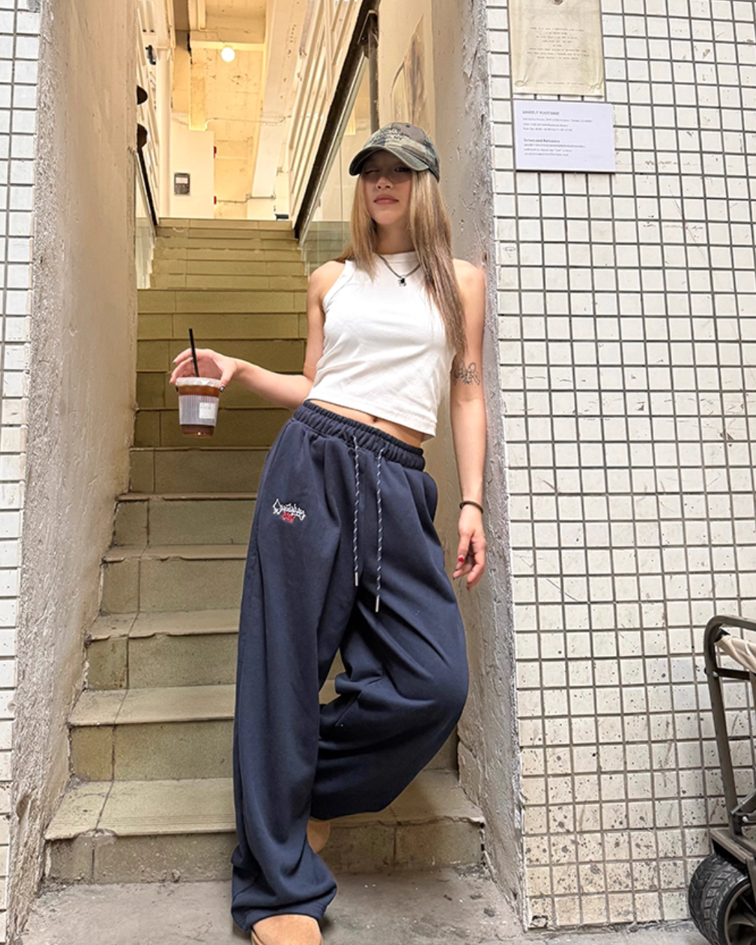 Logo Loose Sweatpants CYE0044
