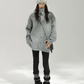 High Neck Button Knit Cardigan ACS0393
