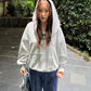 Off-Shoulder Sweatshirt Hoodie CYE0105