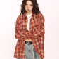 Retro Plaid Distressed Shirt BGS0044