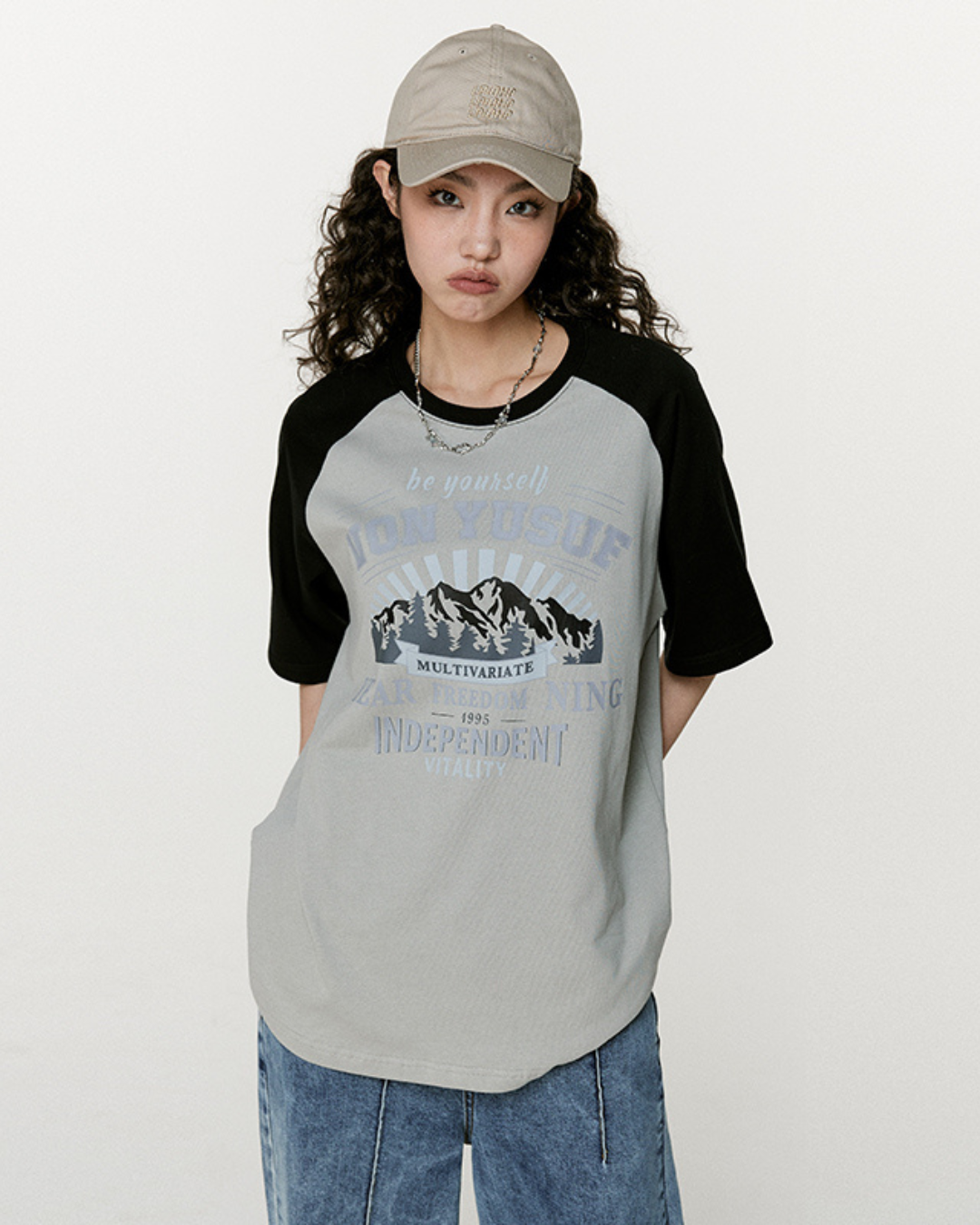 Retro Ragglan Sleeve T-Shirt VNY0010