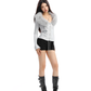 Fur Design Zip Knit BGS0038