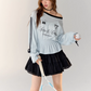 Jersey Element Top / Frill Skirt ASG0004