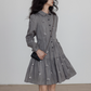 Long-Sleeve Shirt Flare Dress VAS0157