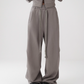 Stand Collar Zip Jacket / Casual Wide Pants ACS0227