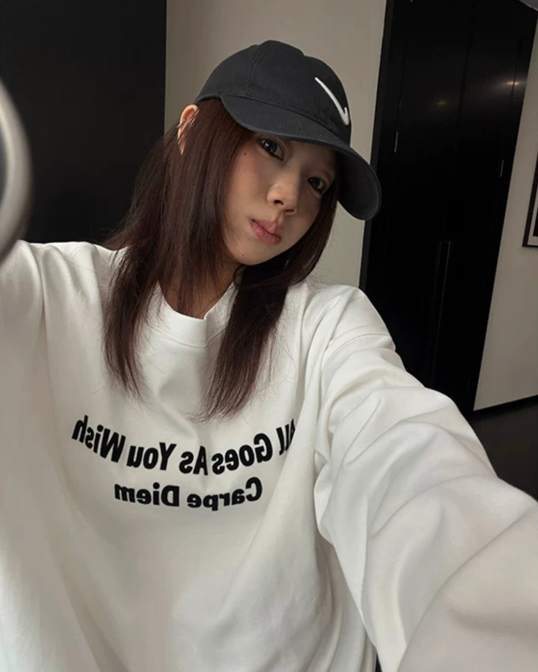 Logo Oversized Long-Sleeve T-Shirt YLS1061