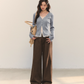 Fruit Print Long Sleeve Top / Wide Pants ASG0071