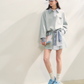 Paid Collar Polo Knit / Mini Skirt ASG0072