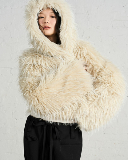 Faux Fur Volume Coat TKC0004