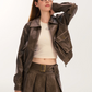 Leather Mini Skirt VSE0067