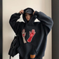 Graphic Oversized Sweatshirt Hoodie YLS1065