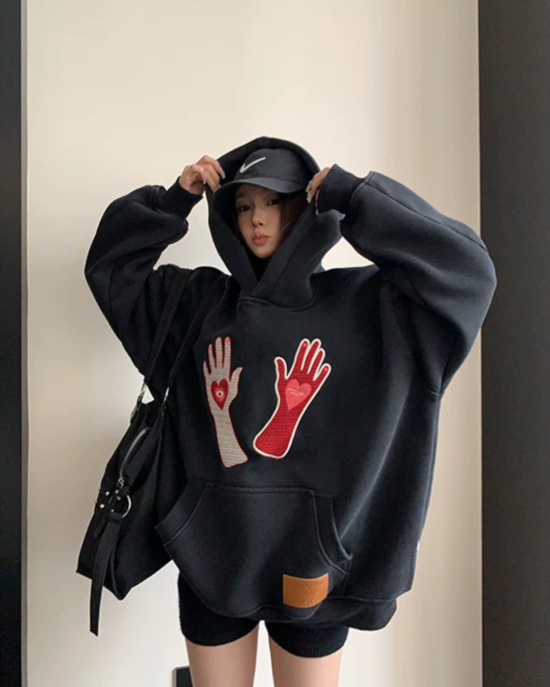 Graphic Oversized Sweatshirt Hoodie YLS1065