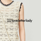 Punching Sleeveless Summer Knit LLA0425