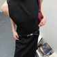 Sleeveless Belt Dress VCY0055
