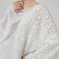 Patchwork-Style Lace Switch Tunic FER0266