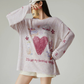 Graphic Oversized Long-Sleeve T-Shirt FER0230