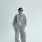 Sideline Stand Neck Jacket / Wide Sweatpants YLS0536